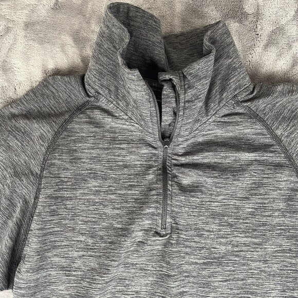Alphalete Zenith Quarter Zip Pullover in Mineral Size Small - Picture 3 of 6